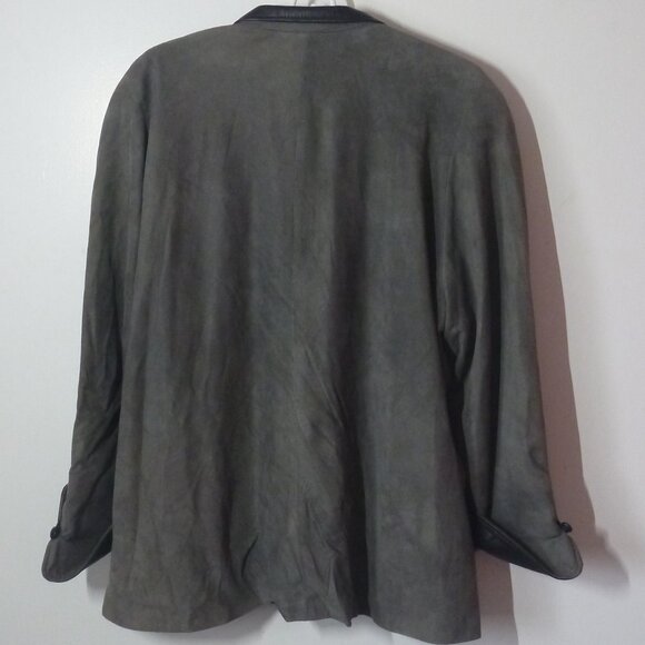 Vintage First Street Two Button Leather Jacket - Picture 2 of 6